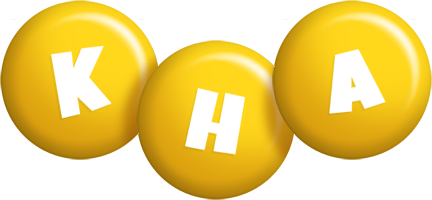 Kha candy-yellow logo