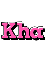 Kha girlish logo