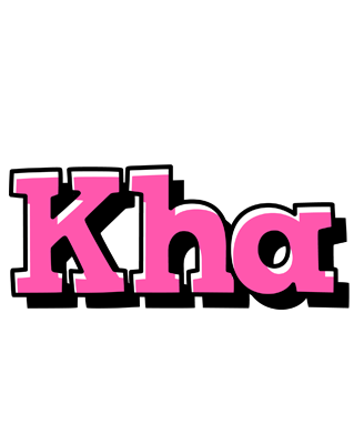 Kha girlish logo
