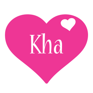 Kha love-heart logo