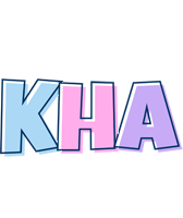 Kha pastel logo