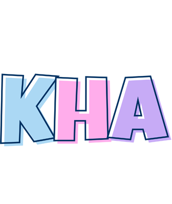 Kha pastel logo