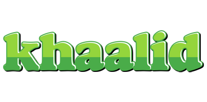 Khaalid apple logo