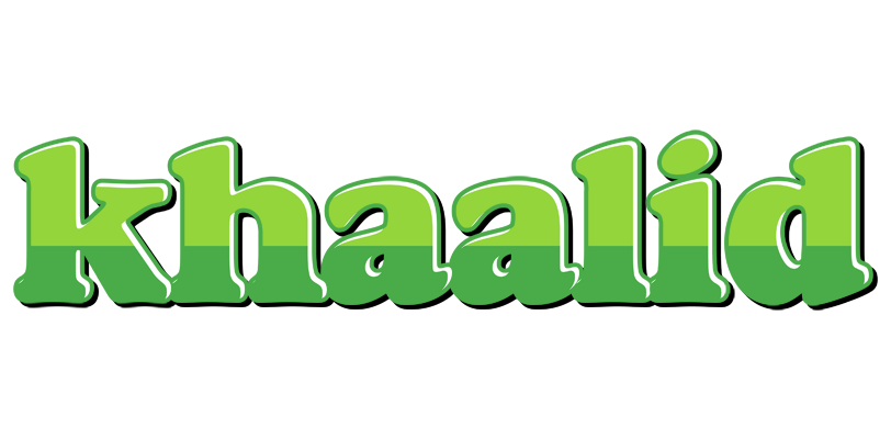 Khaalid apple logo