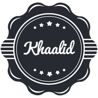 Khaalid badge logo