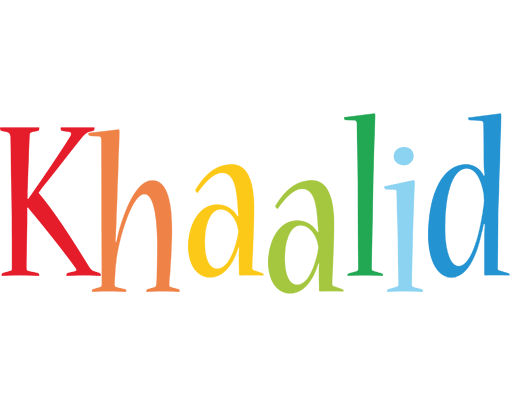 Khaalid birthday logo