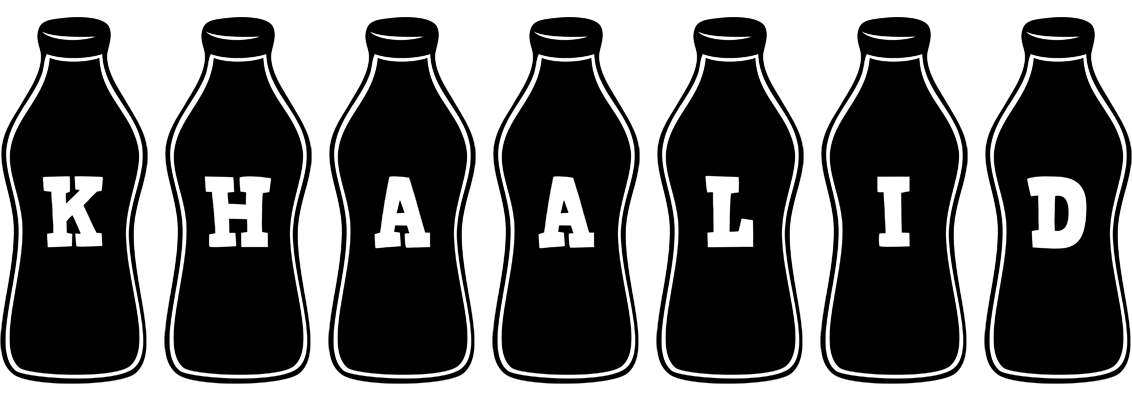 Khaalid bottle logo