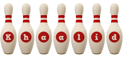 Khaalid bowling-pin logo