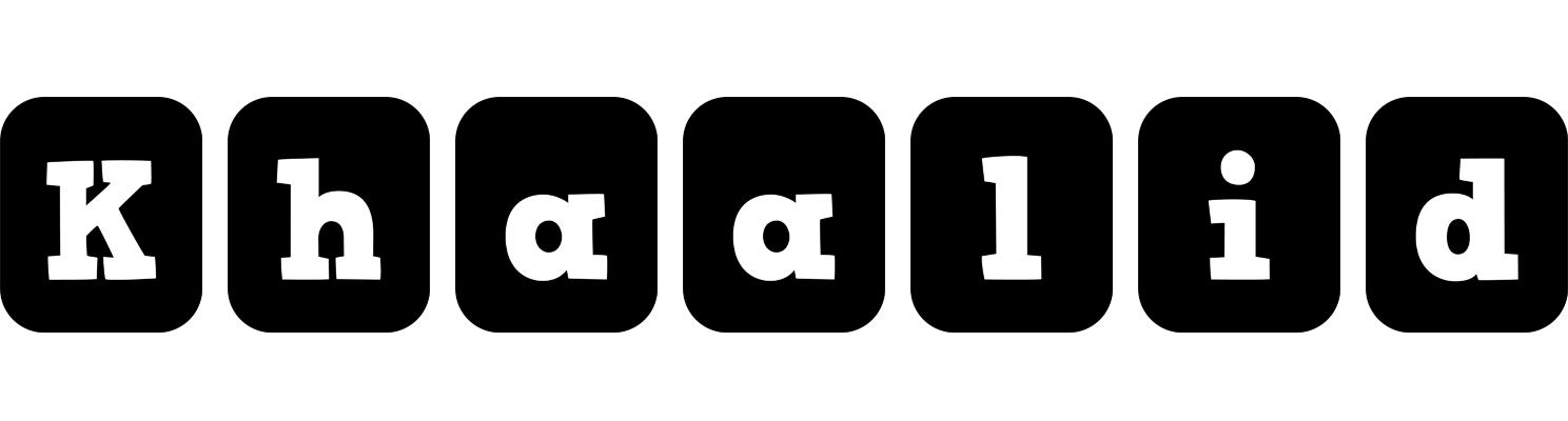 Khaalid box logo