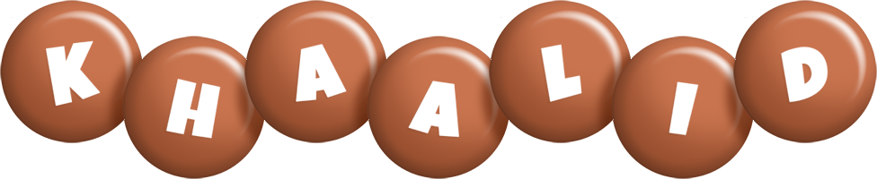 Khaalid candy-brown logo