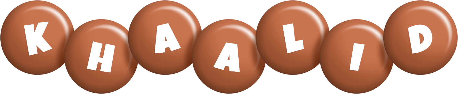 Khaalid candy-brown logo