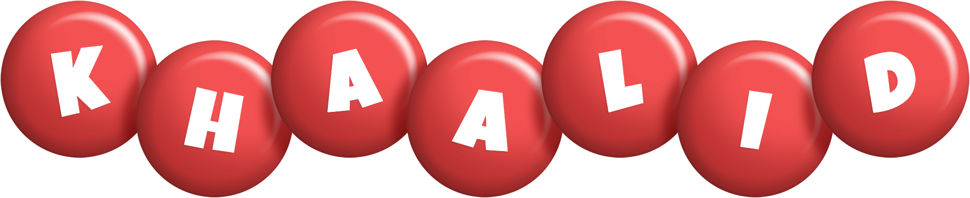 Khaalid candy-red logo