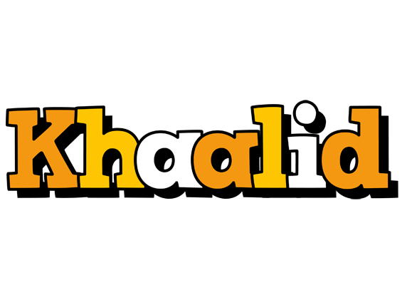 Khaalid cartoon logo