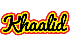 Khaalid flaming logo