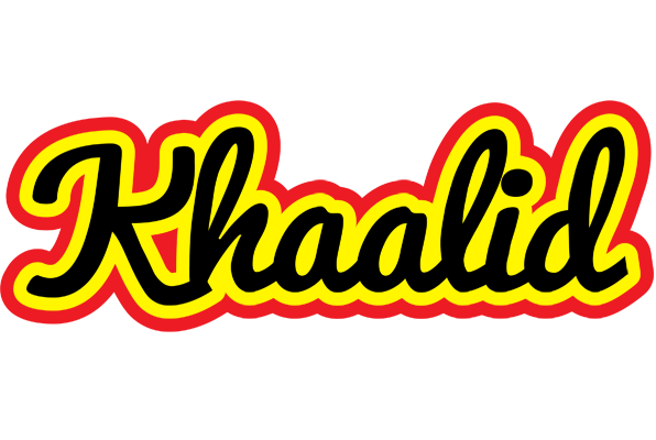 Khaalid flaming logo