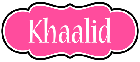 Khaalid invitation logo