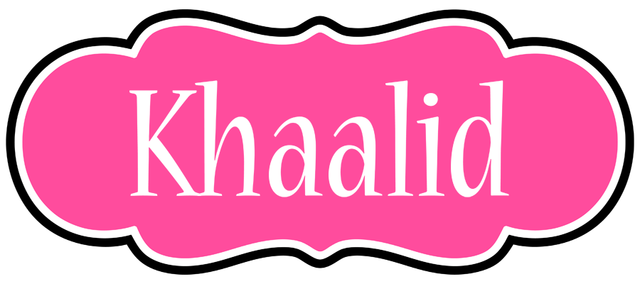 Khaalid invitation logo