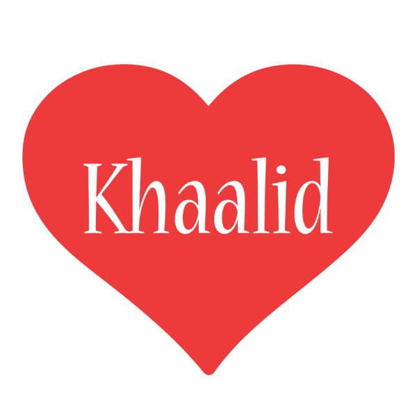 Khaalid love logo
