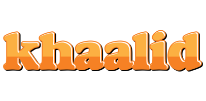 Khaalid orange logo