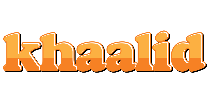 Khaalid orange logo
