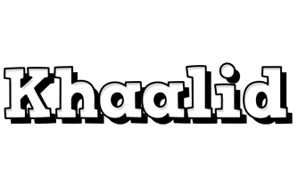 Khaalid snowing logo