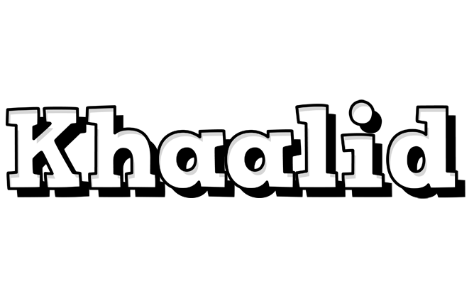 Khaalid snowing logo