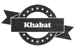 Khabat grunge logo