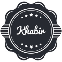 Khabir badge logo