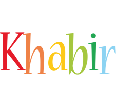 Khabir birthday logo