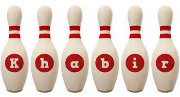 Khabir bowling-pin logo