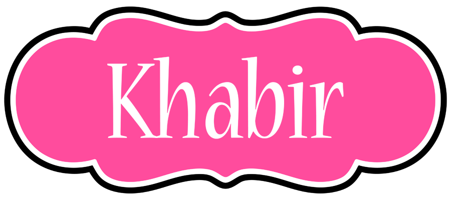 Khabir invitation logo