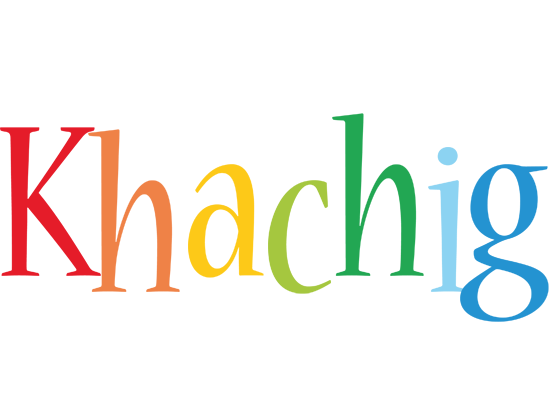 Khachig birthday logo