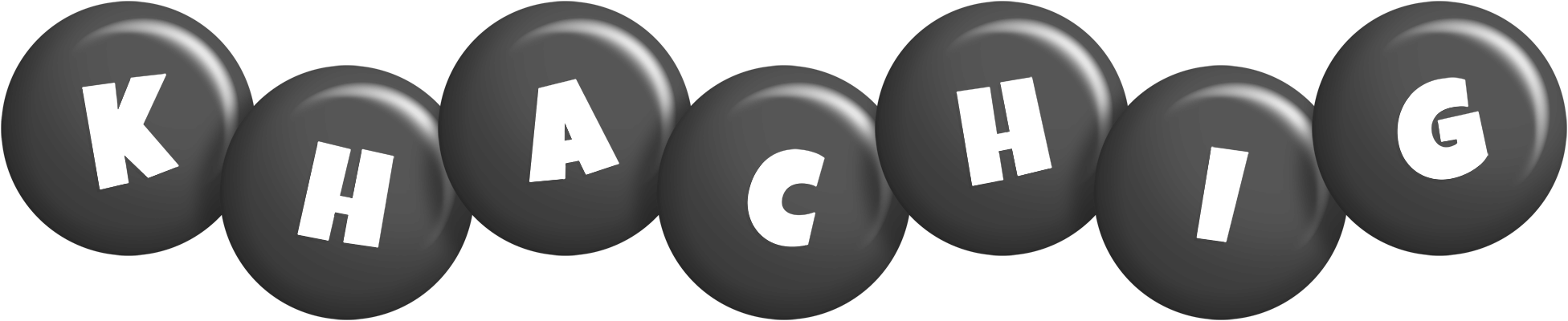 Khachig candy-black logo