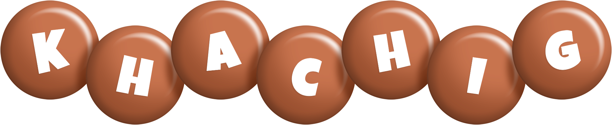 Khachig candy-brown logo