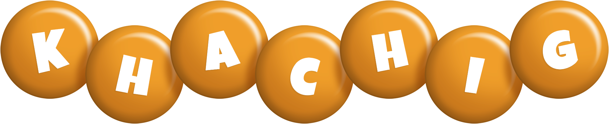 Khachig candy-orange logo