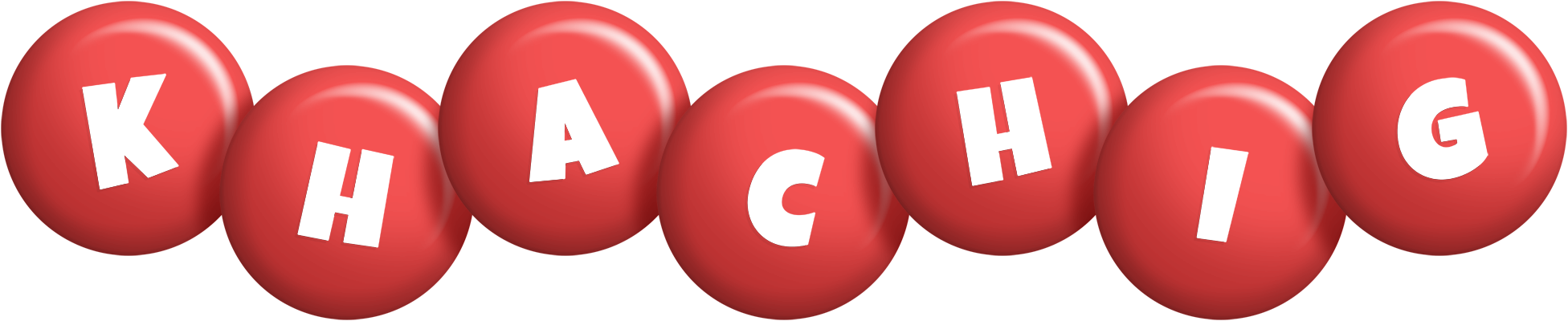 Khachig candy-red logo