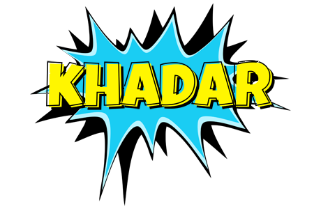 Khadar amazing logo