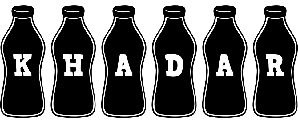 Khadar bottle logo