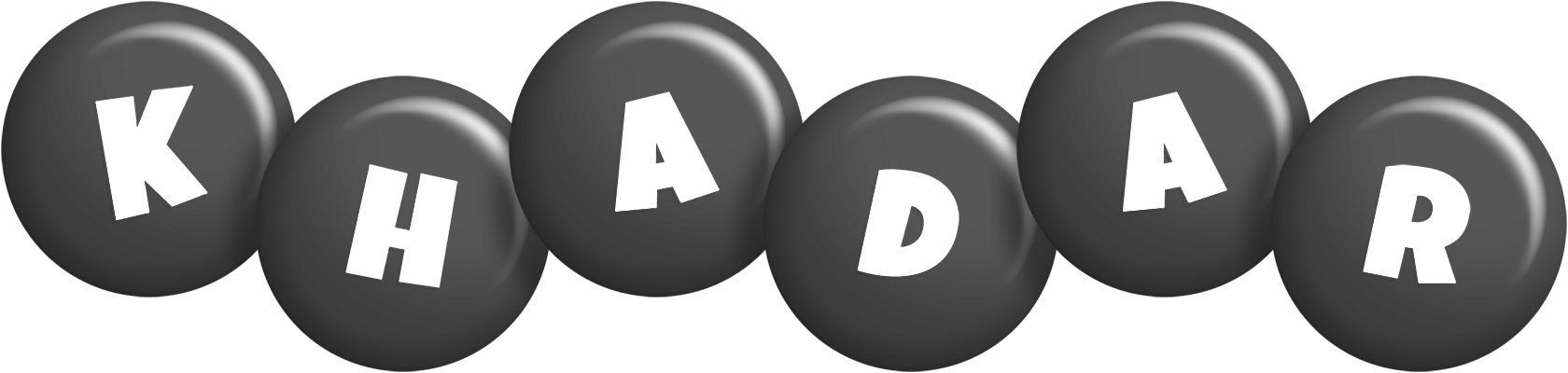 Khadar candy-black logo
