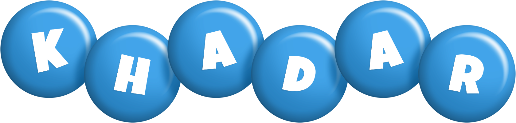 Khadar candy-blue logo