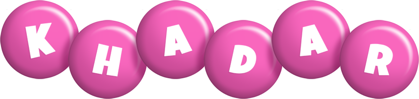 Khadar candy-pink logo