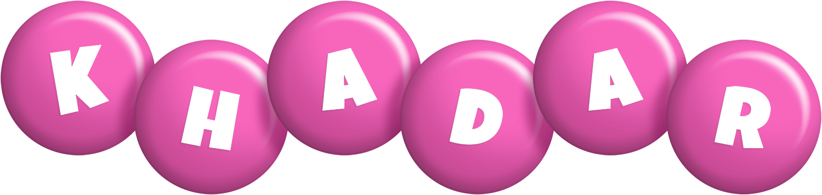 Khadar candy-pink logo