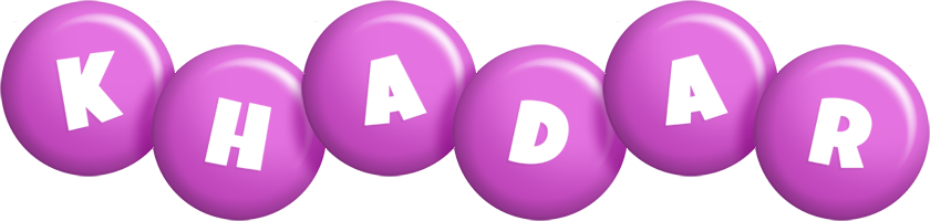 Khadar candy-purple logo