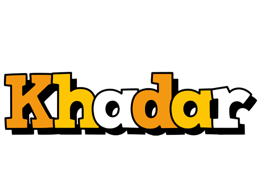 Khadar cartoon logo