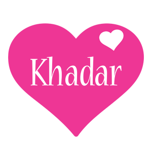 Khadar love-heart logo