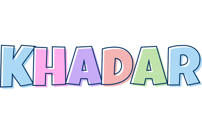 Khadar pastel logo