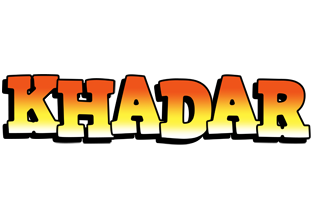 Khadar sunset logo