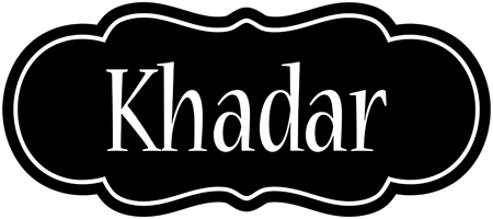 Khadar welcome logo