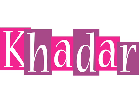 Khadar whine logo