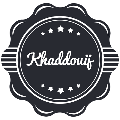Khaddouij badge logo